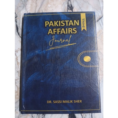 Pakistan Affairs Journal by Dr. Sassi Malik Sher
